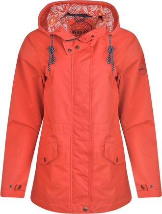 Weird Fish Dames Kimia Waterdichte Jas (Tango Rood)