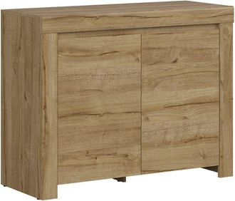 Petits Meubles Aparador 2 puertas estratificado marr&oacute;n