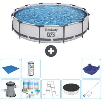 Bestway Piscina Bestway Steel Pro Max Redonda - 366x76 Cm - 8-piezas S21687