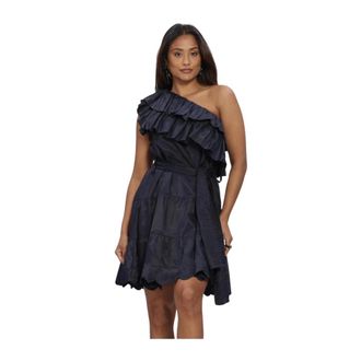 Amaya Amsterdam Rosewood Dress - Dames - Jurken - Blauw - Maat: S