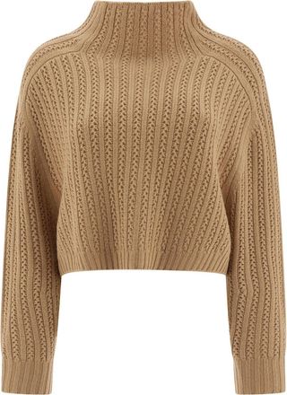 Max Mara Hodeida High Neck Cropped Cardigan