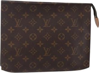 Louis Vuitton Pre-owned Clutches, female, Brown, Size: ONE SIZE Pre-owned Vintage Clutch