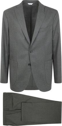 Boglioli Single Breasted Suits - Heren - Business pakken - Zwart - L - Kostuums