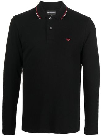 Emporio Armani Logo Cotton Polo -Hemd