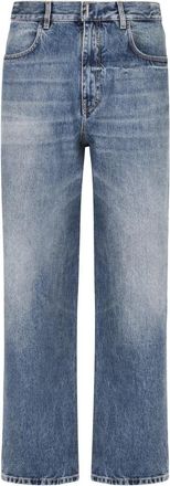 Givenchy Straight Jeans - Heren - Regular Fit Jeans - Blauw - W31 - Katoen - Jeans