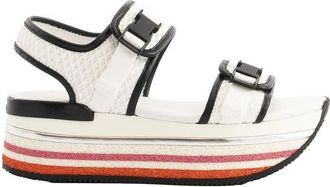 Hogan H222 Platform Mesh Sandals