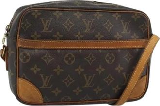Louis Vuitton Pre-owned Trocadero 27 Schoudertas - Dames - Vintage Schoudertas - Bruin - ONE Size - Leer - Vintage