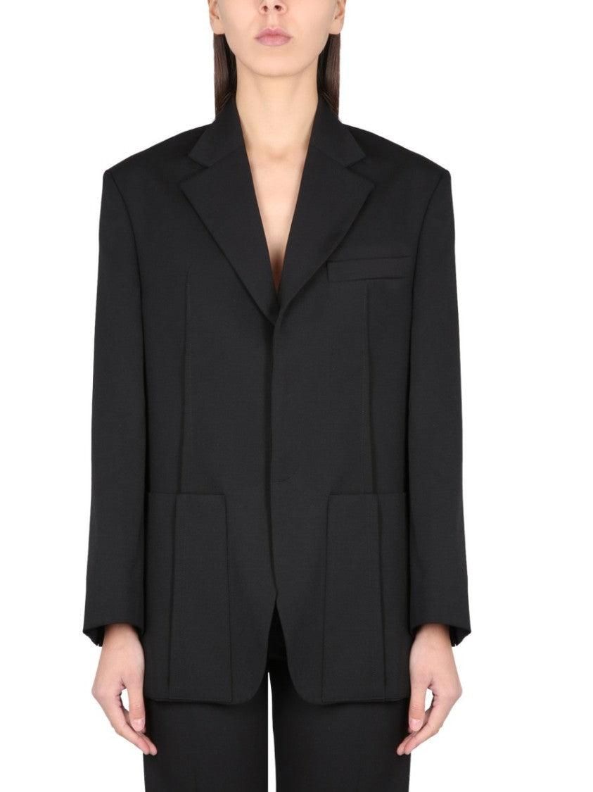 [JACQUEMUS] ル バンドー プラリュ トップ - ブラック Jacquemus: Black Suits now up to −60% | Stylight