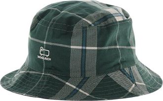 Woolrich Dark Green Plaid Bucket Hat