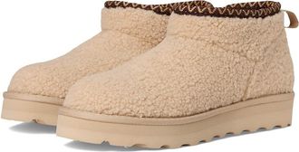 Bearpaw Snuggle Daphne Deco Womens Boots Oat : 12 M, Suede