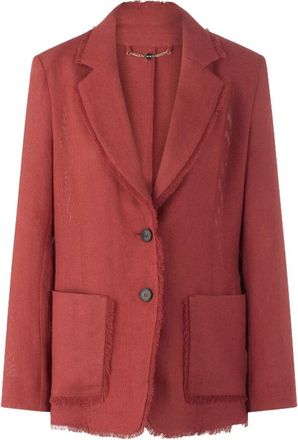 Marc Cain Blazers - Dames - Blazers - Rood - M - Linnen - Jassen