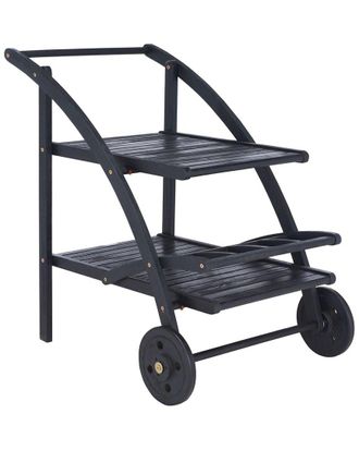 Safavieh Lodi Black Tea Cart