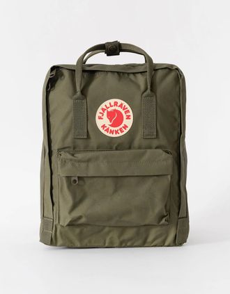 Fj&auml;llr&auml;ven Womens Fjallraven Kanken Classic Unisex Backpack - Green 620 - Tan - Size: ONE size