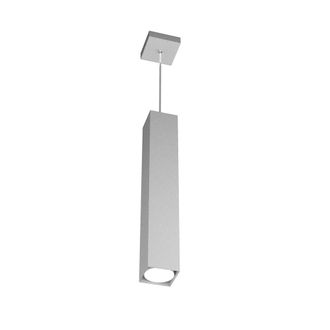 Top-Light Sospensione Moderna Plate Metallo Grigio 1 Luce Gx53 50cm