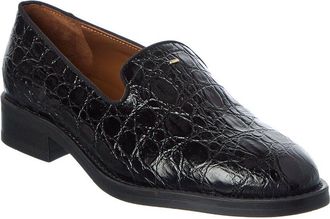 Giuseppe Zanotti Lidia 20 Croc-Embossed Leather Loafer