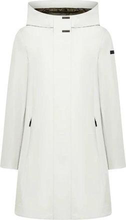 Roberto Ricci Design Montecristo Floating Long Jacket - Dames - Parka Jassen - Beige - 3XL - Leer - Jassen