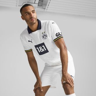 Puma Maglia gara Third Borussia Dortmund 24/25 da uomo, Abbigliamento, Bianco, L