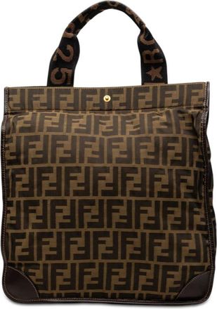Fendi Pre-owned Fendi Zucca Canvas Shopping Tote Ladies OEI76J16TCVI659U