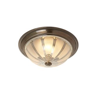 Lindby L&aacute;mpara De Techo Led henja En Bronce Vidrio - Lindby