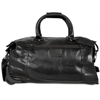 Jack Georges Voyager Wheeled Duffle Bag in Black at Nordstrom