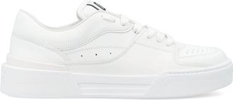 Dolce & Gabbana White Lace Up Sneakers