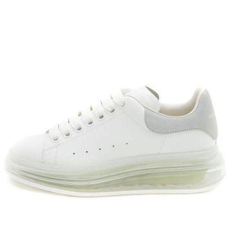 Alexander McQueen (WMNS) Alexander McQueen Air Bubble Wedge Sole Oversized Sneaker White Grey 666892WIA4T9058