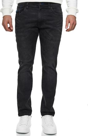 Indicode Regular-fit-Jeans INDICODE INCoil, Herren, Gr. 28, L&auml;nge 32, schwarz, Denim/Jeans, Obermaterial: 77% Baumwolle, 21% Polyester, 2% Elasthan, Abriebeffe