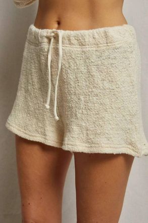 perfectwhitetee Roxanne Shorts In Natural