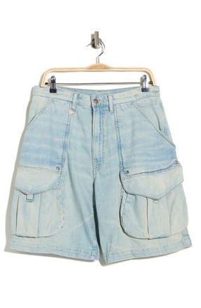 R13 Relaxed Multipocket Denim Shorts in Lennon Blue at Nordstrom Rack, Size 23