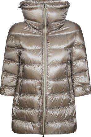 Herno Short-Sleeved Cleofe Quilted Down Jacket