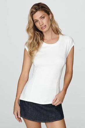 Pilcro Split-Back Tee