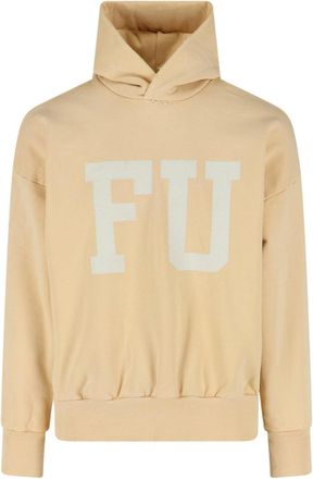 Fear of God Educate The Young Hoodie, Yellow Cotton