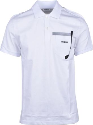 Dirk Bikkembergs Katoen Elastaan T-shirt - Heren - Polos - Wit - L - Katoen - Tops