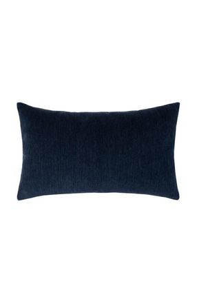 Elaine Smith Luxe Velour Plush Chenille Indoor & Outdoor Woven Accent Pillow in Indigo at Nordstrom, Size 12X20