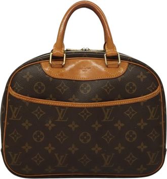 Louis Vuitton Trouville Brown Canvas Handbag (Pre-Owned)