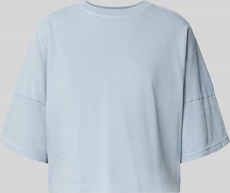 Drykorn Drykorn Boxy Fit T-Shirt mit &uuml;berschnittenen Schultern Modell KUSIA in Bleu, Gr&ouml;&szlig;e XL