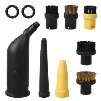 OEM Adecuado Para Las Fregonas De Vapor Karcher Sc1, Sc2, Sc4 Y Sc5: Funda Abrasiva Para La Fregona, Pa&ntilde;o De Nailon Y Cepillo De Cobre - Kit De Accesorios