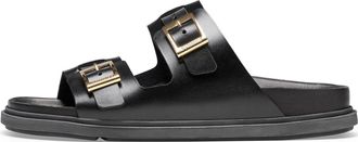 Birkenstock St Barths Natural Leather Narrow Fit Black 1025245