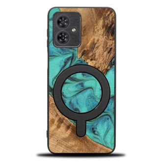 OEM Funda Bewood Unique Para Motorola G54 5g - Turquesa Con Magsafe
