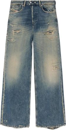 Diesel 1996 D-Sire-Yu Jeans - Dames - Loose Fit Jeans - Blauw - W24 L32 - Denim - Jeans