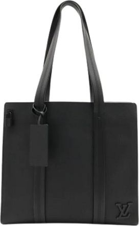 Louis Vuitton Pre-owned Vintage Leren Tote Bag - Dames - Vintage Shopper - Zwart - ONE Size - Leer - Vintage
