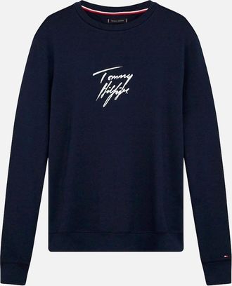 Tommy Hilfiger Mens Long Sleeve LWK Track Top, Navy Blazer - Black - Size: M