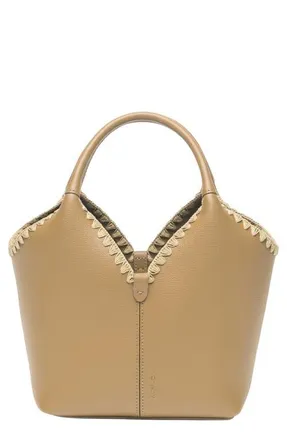 Oryany Vanessa Leather Satchel in Brown Sugar at Nordstrom