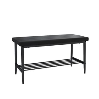 Vicco Banco Esquinero Para El Comedor Grand, Negro, 85 X 35 Cm, Vicco