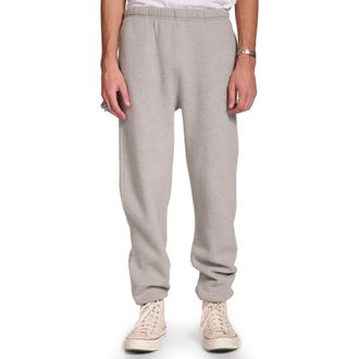 Les Tien Heavyweight Classic Sweatpant in Heather Grey at Nordstrom, Size Xx-Large