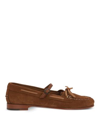 Hereu Lorea Suede Leather Loafers