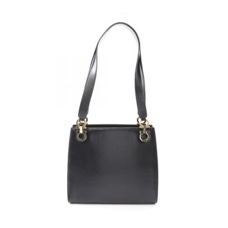 Ferragamo Black Leather Tote Bag (Pre-Owned)