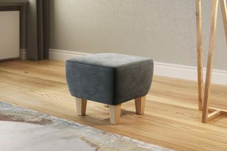 HOME AFFAIRE Polsterhocker »Viva« mit Buchefüssen