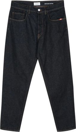 Amish Blauwe Denim Jeans Rechte Pijp - Heren - Regular Fit Jeans - Blauw - W28 - Denim - Jeans