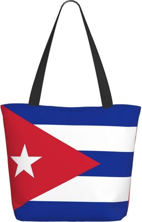 AOOEDM Cuban Flag Ladies Shopping Bag 13x11x7in.The Perfect ValentineS Day Gift.It Is The Best ValentineS Day Gift For Mom, Daughter, Wife,Etc